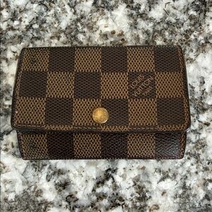 Vintage LOUIS VUITTON DAMIER KEY HOLDER WALLET